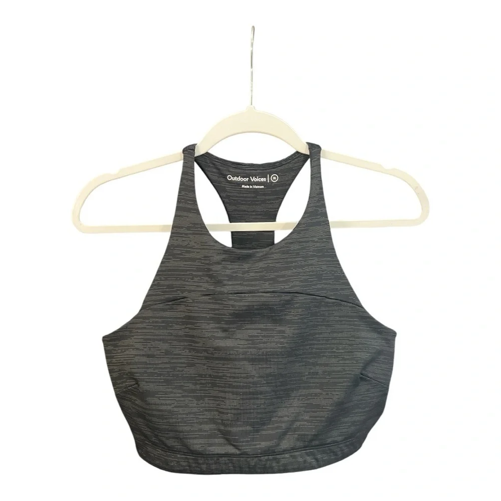 Outdoor Voices Move Free Crop‎ Top Yoga Sports Bra Pilates Women's Size M EF2